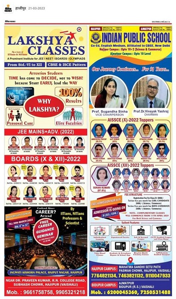 Results Lakshya Classes